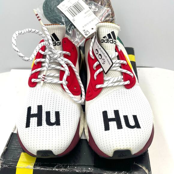 Adidas Solar Hu Glide White/Red/Green BB8044 Sneakers Running Shoes Size 7.5 main image 5